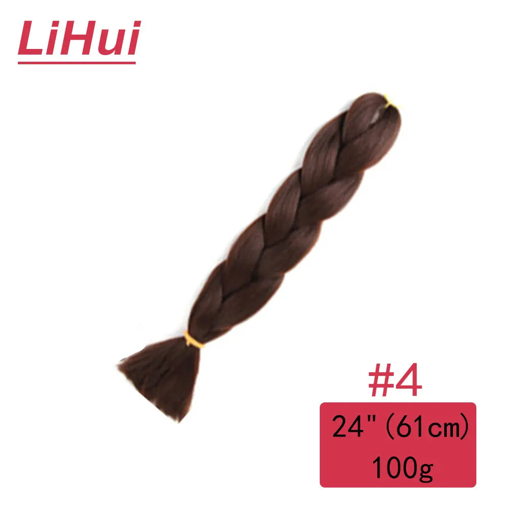 24 Inches Synthetic Braiding Hair Jumbo 