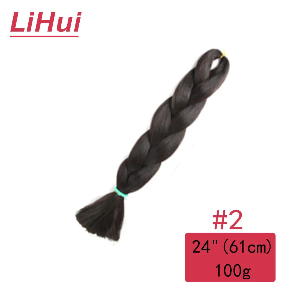 24 Inches Synthetic Braiding Hair Jumbo 