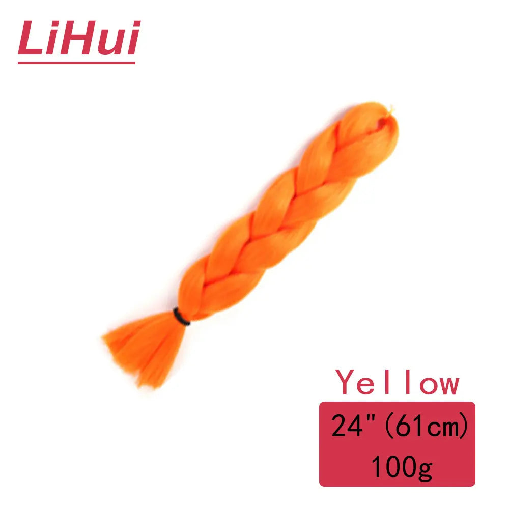 24 Inches Synthetic Braiding Hair Jumbo 