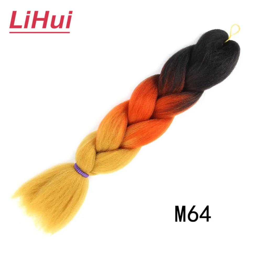 24 Inches Synthetic Braiding Hair Jumbo 