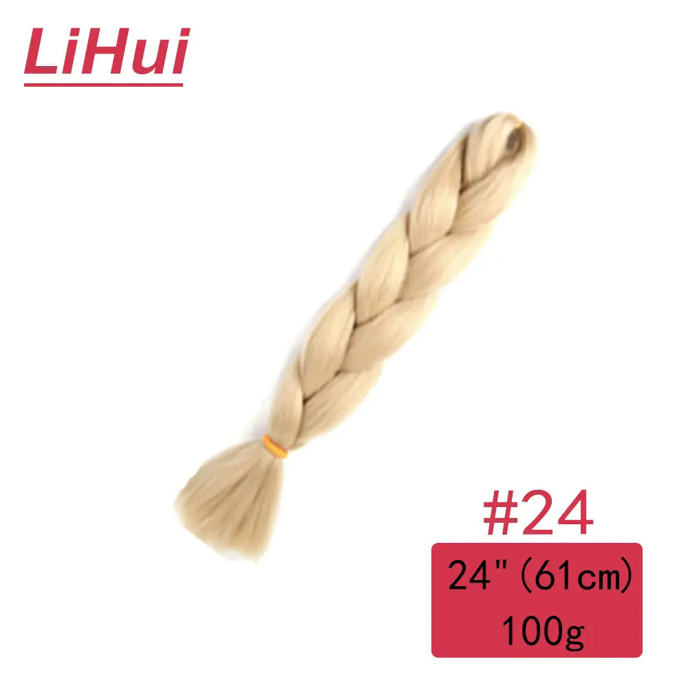 24 Inches Synthetic Braiding Hair Jumbo 