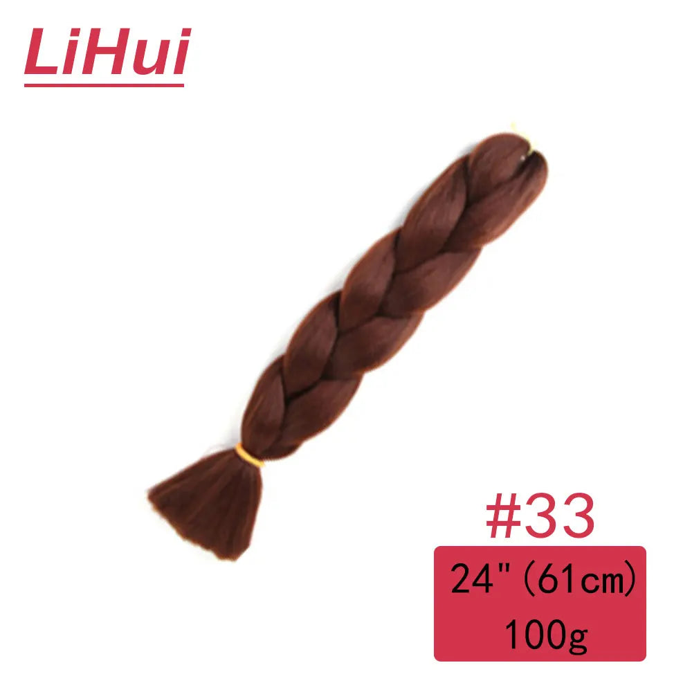 24 Inches Synthetic Braiding Hair Jumbo 