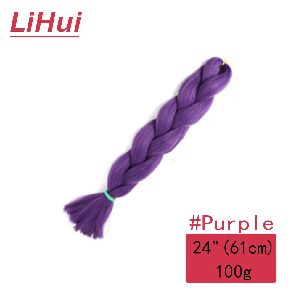 24 Inches Synthetic Braiding Hair Jumbo 