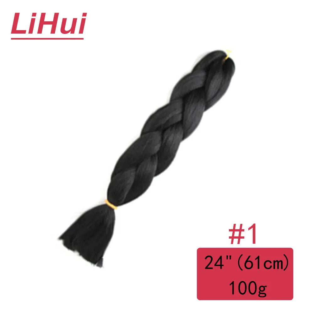 24 Inches Synthetic Braiding Hair Jumbo 