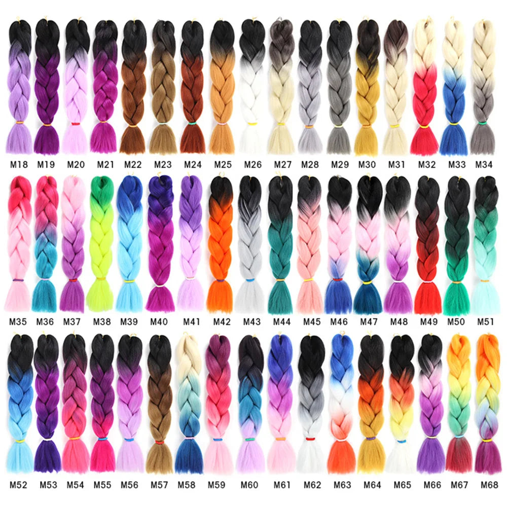 24 Inches Synthetic Braiding Hair Jumbo 
