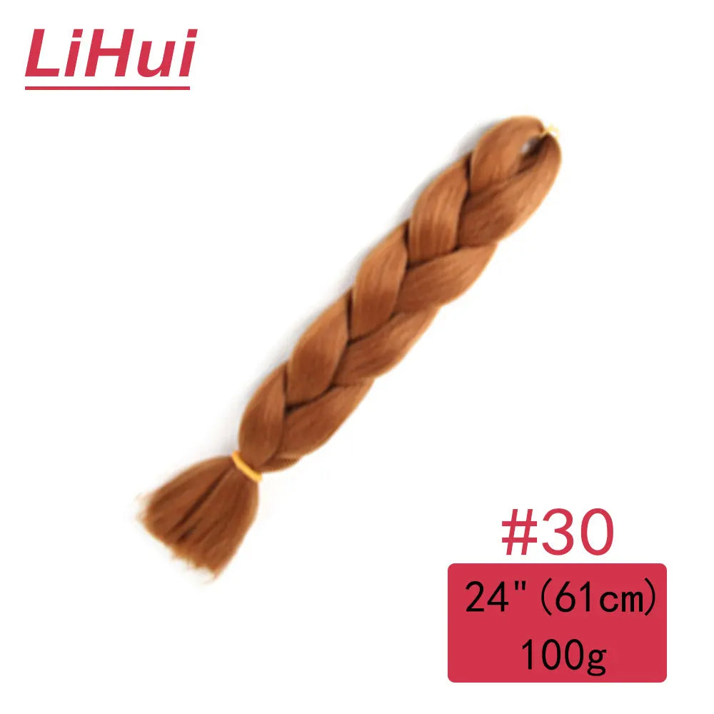24 Inches Synthetic Braiding Hair Jumbo 
