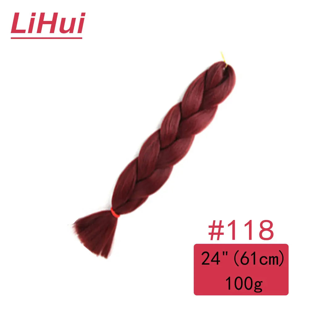24 Inches Synthetic Braiding Hair Jumbo 